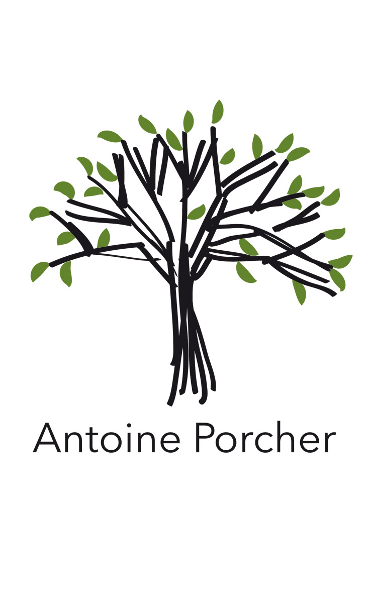Logo et carte de visite pour Antoine Porcher - jardinier
